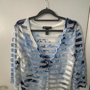 Sheer dressy sweater